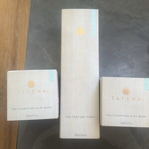 Tatcha Clarifying Clay Mask and Texture Tonic Set